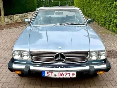 Gebraucht Mercedes SL450 224 PS (164 kW) 1978 Blau Cabrio