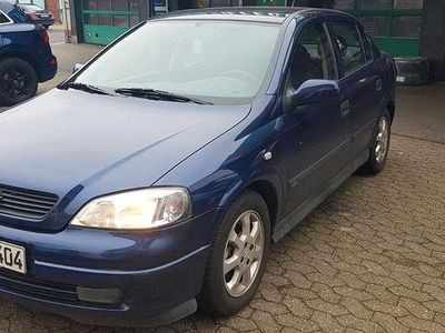 Gebraucht Opel Astra 84 PS (61 kW) 2002 Blau Limousine
