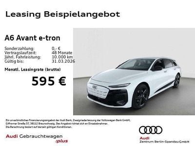 Weiß Gebraucht 2025 Audi A6 e-tron S-Line Kombi | 66.544 € (Guter Preis)