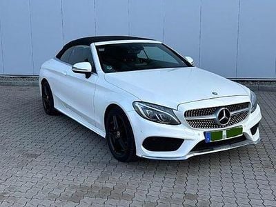 Gebraucht Mercedes C250 AMG line 204 PS (150 kW) 2017 Weiß Cabrio