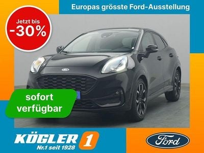 Obsidianschwarz Gebraucht 2021 Ford Puma ST-Line X Limousine | 13.740 € (Guter Preis)