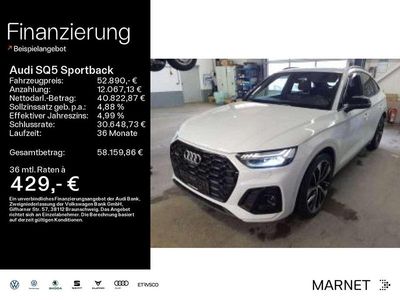 Gebraucht Audi SQ5 Sport 341 PS (250 kW) 2021 Gletscherweiß metallic SUV