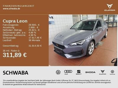 Graphene grau Gebraucht 2021 Cupra Leon VZ Kombi | 28.690 € (Fairer Preis)
