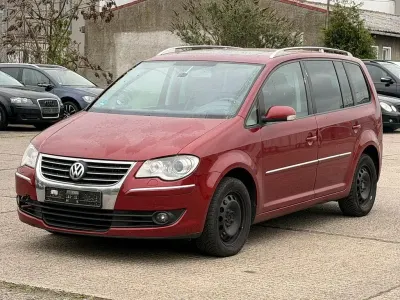 Gebraucht VW Touran Highline 170 PS (125 kW) 2007 Rot Van / Kleinbus
