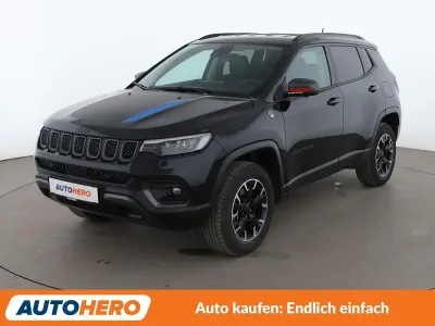 Gebraucht Jeep Compass Trailhawk 241 PS (177 kW) 2021 Schwarz SUV