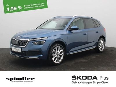 Titanblau metallic Gebraucht 2021 Skoda Kamiq Style SUV | 23.990 € (Etwas zu teuer)