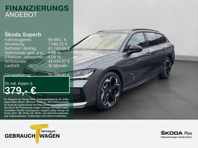 Neu Skoda Superb SportLine 193 PS (141 kW) 2025 Grau Kombi
