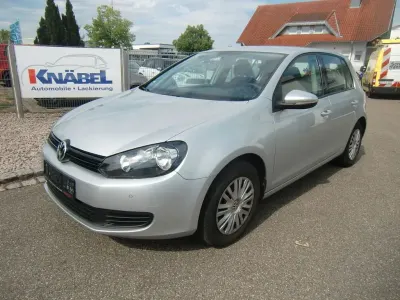 Gebraucht VW Golf VI Trendline 80 PS (58 kW) 2009 Silber Kleinwagen