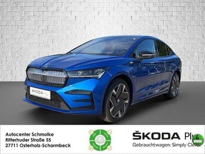 Raceblau (metallic) Gebraucht 2022 Skoda Enyaq iV RS SUV | 40.817 € (Etwas zu teuer)