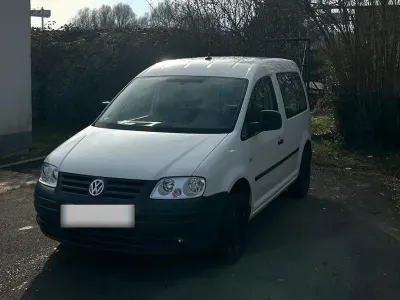 Gebraucht VW Caddy 75 PS (55 kW) 2009 Weiß Van / Kleinbus