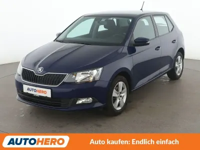 Usata Skoda Fabia Ambition 75 CV (55 kW) 2018 Blu Utilitaria