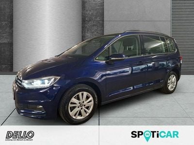 Usata VW Touran Comfortline 150 CV (110 kW) 2022 Blu Monovolume