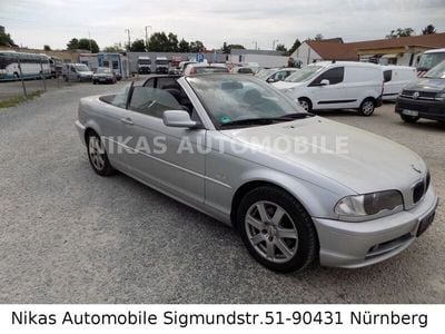 Gebraucht BMW 320 Cabriolet Sport Line 170 PS (125 kW) 2003 Silber metallic Cabrio