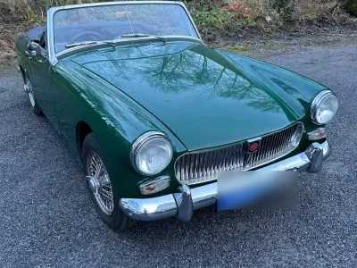 Second-hand MG Midget 54 CP (39 kW) 1967 Verde Cabrio