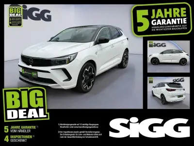 Gebraucht Opel Grandland X Elegance 131 PS (96 kW) 2023 Jade weiss/arktis weiss SUV