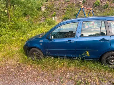 Gebraucht Mazda 2 2007 Blau Kleinwagen
