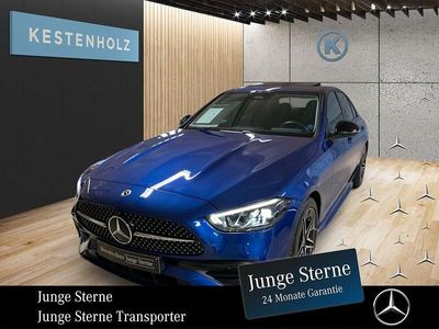 Gebraucht Mercedes C220 AMG 200 PS (147 kW) 2024 Blau Limousine