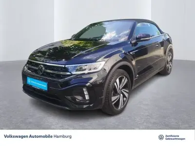 Gebraucht VW T-Roc Cabriolet R-line 150 PS (110 kW) 2023 Deep black perleffekt/schwarz Cabrio