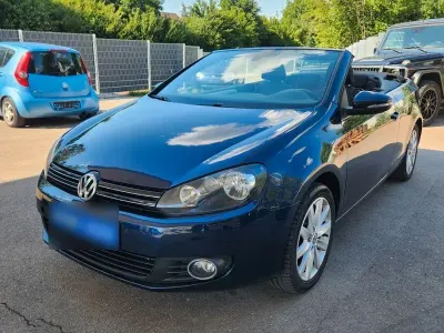 Gebraucht VW Golf Cabriolet Exclusive 105 PS (77 kW) 2012 Blau Cabrio