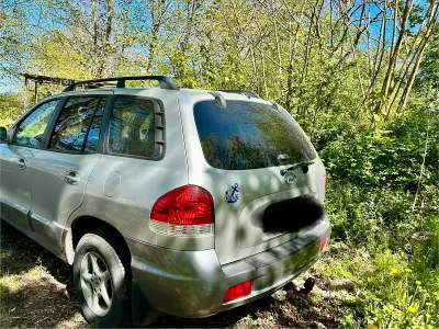 Gebraucht Hyundai Santa Fe 145 PS (106 kW) 2005 Silber SUV