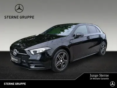 Gebraucht Mercedes A250 AMG 218 PS (160 kW) 2021 Unilack nachtschwarz Limousine