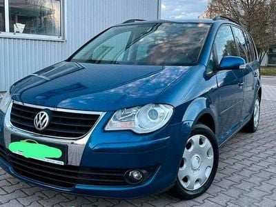 Gebraucht VW Touran 140 PS (102 kW) 2007 Blau Van / Kleinbus