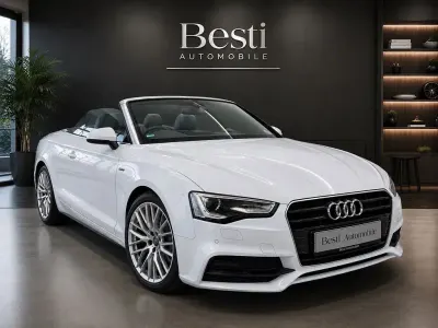 Gebraucht Audi A5 Cabriolet S-Line 190 PS (139 kW) 2016 Weiß Cabrio