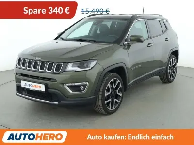 Gebraucht Jeep Compass Limited 140 PS (102 kW) 2018 Grün SUV