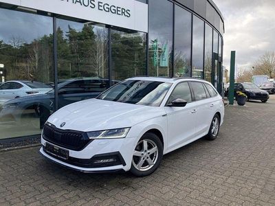 Gebraucht Skoda Octavia SportLine 150 PS (110 kW) 2022 Moonweiß perleffekt Kombi