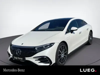 Używany Mercedes EQS450+ AMG 244 kW (333 KM) 2021 Biały Sedan/Limuzyna