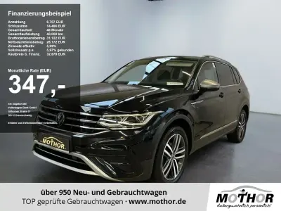 Gebraucht VW Tiguan Allspace Elegance 150 PS (110 kW) 2022 Schwarz SUV