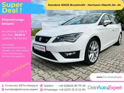 Używany Seat Leon ST FR 150 KM (110 kW) 2015 Biały Kombi