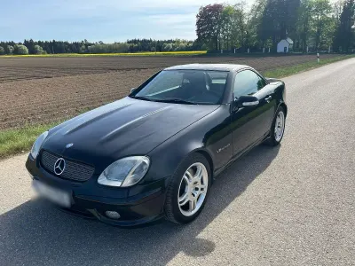 Brugt Mercedes SLK32 AMG AMG 354 HK (260 kW) 2002 Sort Cabriolet
