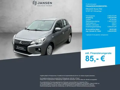 Gebraucht Mitsubishi Space Star Spirit 71 PS (52 kW) 2022 Grau Kleinwagen