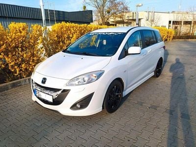 Gebraucht Mazda 5 Sports-Line 150 PS (110 kW) 2012 Weiß Van / Kleinbus