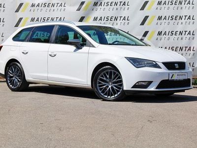 Usata Seat Leon ST CONNECT 110 CV (80 kW) 2015 Bianco Station wagon