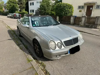Gebraucht Mercedes CLK230 2000 Silber Cabrio