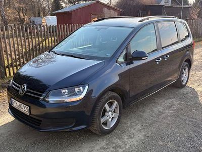 Gebraucht VW Sharan Trendline 140 PS (102 kW) 2011 Blau Van / Kleinbus