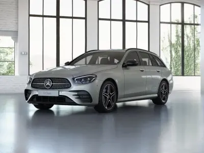 Brugt Mercedes E220 AMG 200 HK (147 kW) 2023 Sølv Stationcar