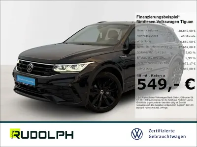 Gebraucht VW Tiguan R-line 190 PS (139 kW) 2020 Schwarz SUV