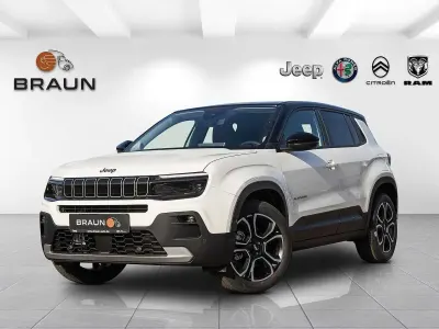 Neu Jeep Avenger Summit 110 PS (80 kW) 2025 Snow white/dach volcano black SUV