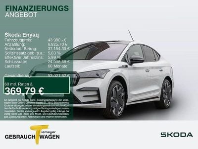 Moonweiß perleffekt Gebraucht 2023 Skoda Enyaq iV Lounge SUV | 43.980 € (Fairer Preis)