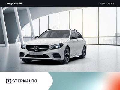 Unilack polarweiß Gebraucht 2021 Mercedes C300e AMG line Kombi | 29.750 € (Guter Preis)