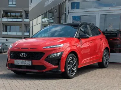 Gebraucht Hyundai Kona N Line 120 PS (88 kW) 2021 Rot SUV