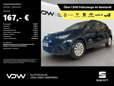 Gebraucht Seat Arona Style 95 PS (69 kW) 2023 Schwarz SUV