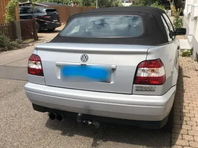 Gebraucht VW Golf Cabriolet 1996 Silber Cabrio