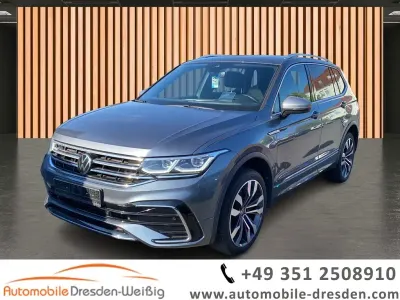 Gebraucht VW Tiguan Allspace R-line 200 PS (147 kW) 2023 Grau platinum grey metallic (metallic) SUV
