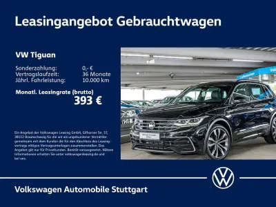 Gebraucht VW Tiguan R-line 150 PS (110 kW) 2023 Schwarz SUV