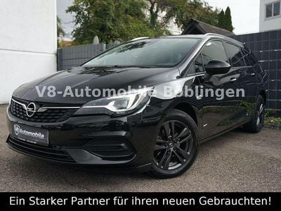 Onyx schwarz Gebraucht 2021 Opel Astra Design & Tech Kombi | 14.999 € (Fairer Preis)