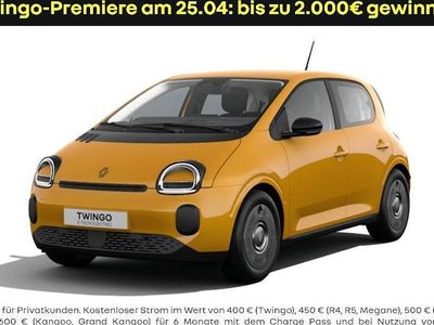 Ny Renault Twingo Evolution 60 kW (82 HK) 2026 Gul Halvkombi